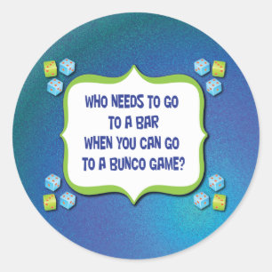 Adesivo Redondo Quem Precisa Ir Para Um Bar Quando Você Pode Ir P