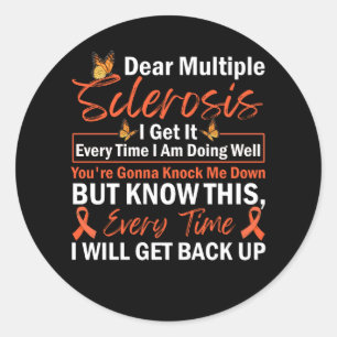 Adesivo Redondo Querida Esclerose Múltipla Eu Consigo Cada TI Que 