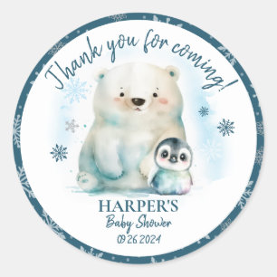 Adesivo Redondo Querida, está frio lá fora