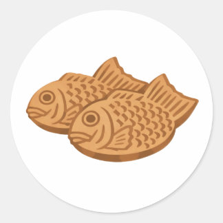 Adesivo Redondo Quiet Icons – Japanese Taiyaki