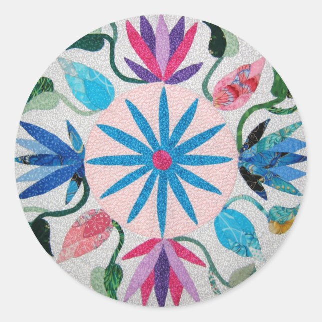 Adesivo Redondo Quilt Stickers! (Frente)