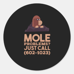 Adesivo Redondo Química - Problemas de buracos