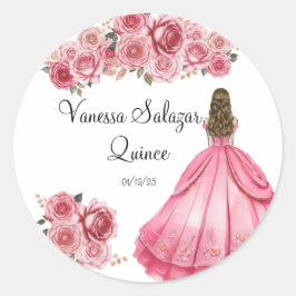 Adesivo Redondo Quince Stickers