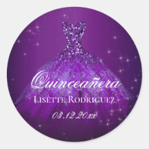 Quinceanera Personalizada Roxa Escura