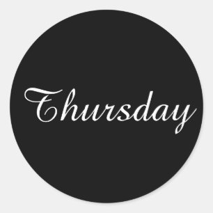 Adesivo Redondo Quinta-feira Amazone Black Sticker by Janz