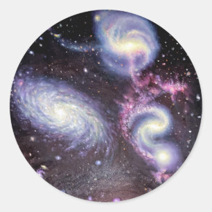 Adesivo Redondo Quinteto de Stephen