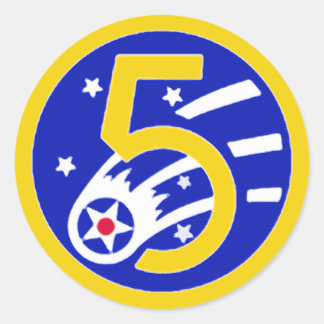 Adesivo Redondo Quinto selo da Força Aérea