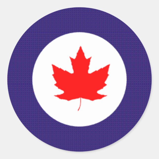 Adesivo Redondo R.C.A.F. 40's - 50 round dell (Frente)