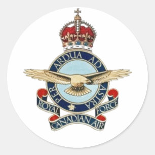 Adesivo Redondo R.C.A.F. insignea 40 - 50