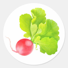 Adesivo Redondo Rábano-vermelho