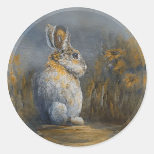 Adesivo Redondo Rabbit Sticker