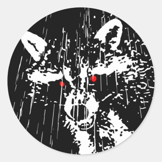 Adesivo Redondo Raccoon (Frente)