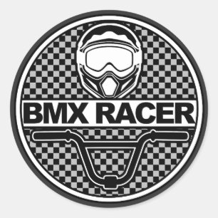 Adesivo Redondo racer BMX