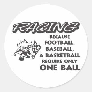 ADESIVO REDONDO RACING PORQUE