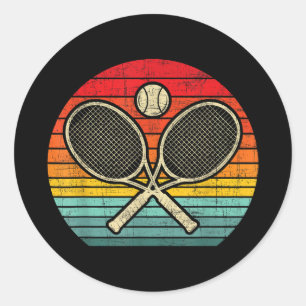 Adesivo Redondo Racket de Tênis retrovisores cruzado - Pista despo