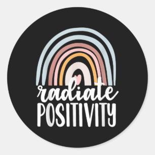Adesivo Redondo Radiação Positividade Saúde Mental S Doença Mental