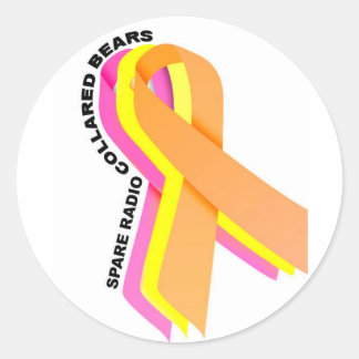 Adesivo Redondo Rádio de reserva, ursos colados!
