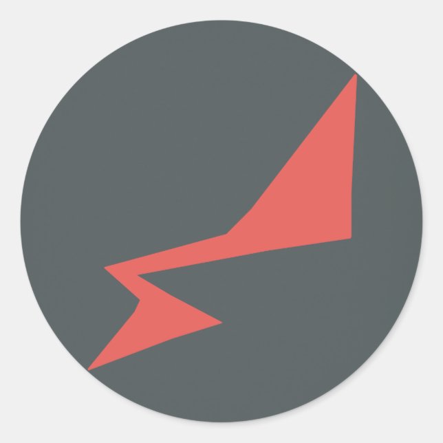 Adesivo Redondo RADíO FLoMM GRANDE BOLT (Frente)