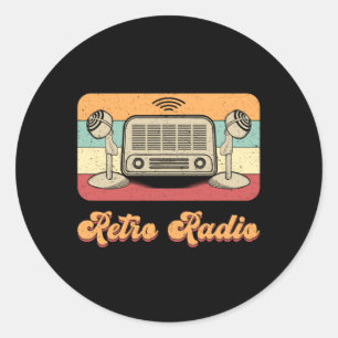 Adesivo Redondo Rádio HAM Antena Amateur Code Operador Presente I