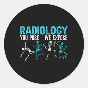Adesivo Redondo Radiologia Que Você Pressupõe Expor Radiologista D