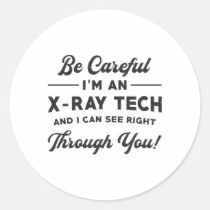 Adesivo Redondo Radiologia Radiologista Tech Radiologista Sou um r