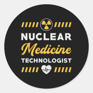 Adesivo Redondo Radiologia Tecnologia Nuclear Medicina Xray