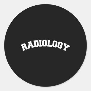 Adesivo Redondo Radiologista tecnológico Rad Tech Xray