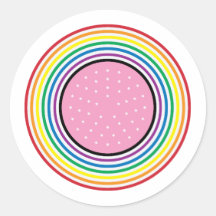 Rainbow Flag Sticker - USA Flag Inspirou
