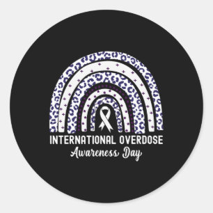 Adesivo Redondo Rainbow Leopardo - Sensibilização Internacional pa