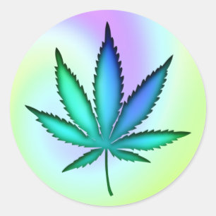 Adesivo Redondo Rainbow Love