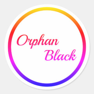 Adesivo Redondo Rainbow Orphan Black Sticker