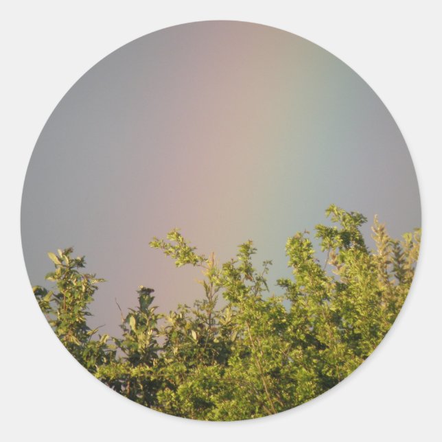 Adesivo Redondo Rainbow Sky Sticker (Frente)