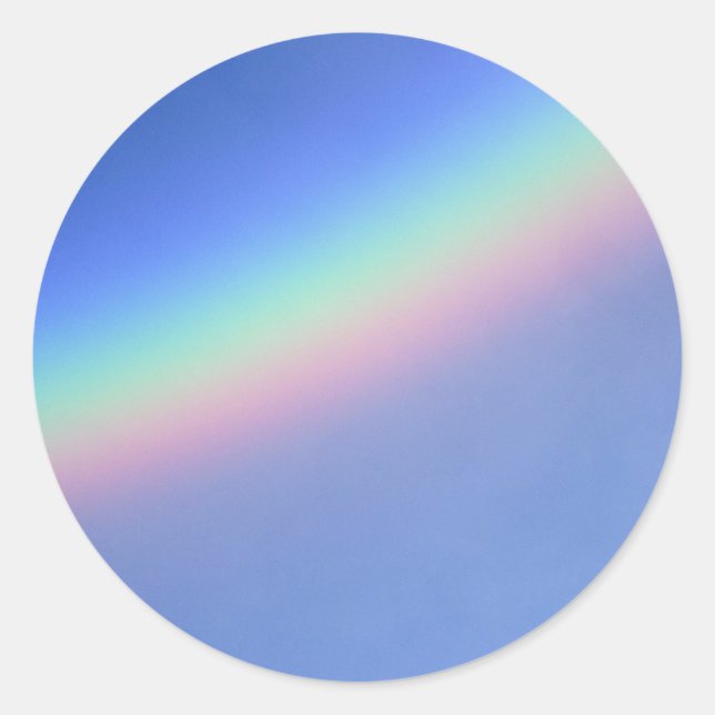 Adesivo Redondo Rainbow Sticker (Frente)