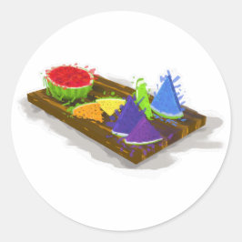 Adesivo Redondo Rainbow Watermelon