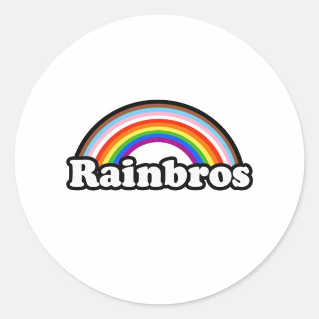 Adesivo Redondo Rainbros (Frente)