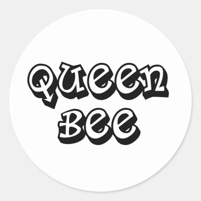 Adesivo Redondo Rainha Bee (Frente)