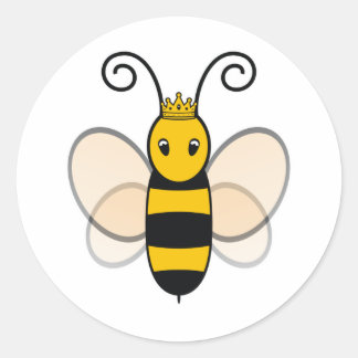 Adesivo Redondo Rainha Bee