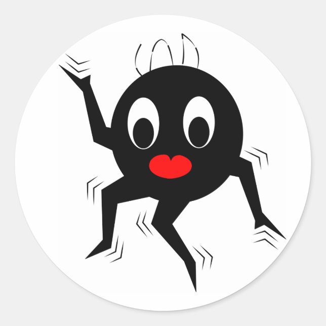 Adesivo Redondo Rainha Dançante (Frente)