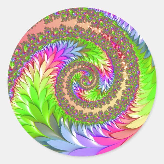 Adesivo Redondo Rainha de dança primavera (Frente)