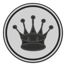 Rainha Negra Chess Piece