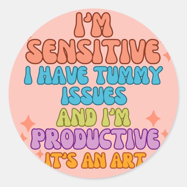 Adesivo Redondo Rainha produtiva (Frente)