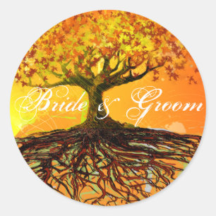 Adesivo Redondo Raízes do Amor