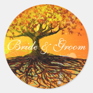 Adesivo Redondo Raízes do Amor