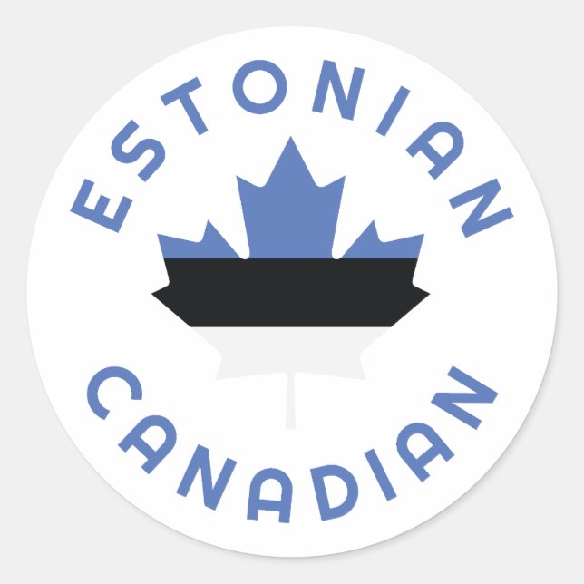 Adesivo Redondo Raízes Egípcias Canadenses (Frente)