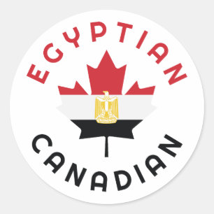 Adesivo Redondo Raízes Egípcias Canadenses