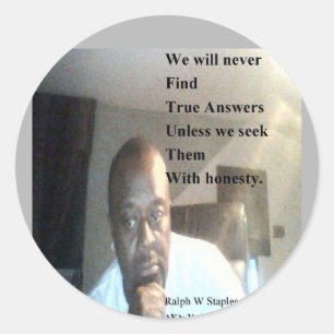 Adesivo Redondo Ralph Wisden Staples