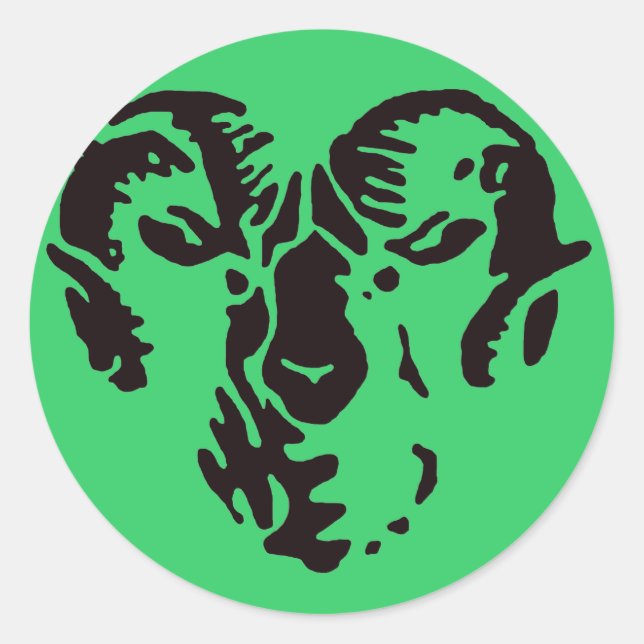 Adesivo Redondo Ram (Frente)