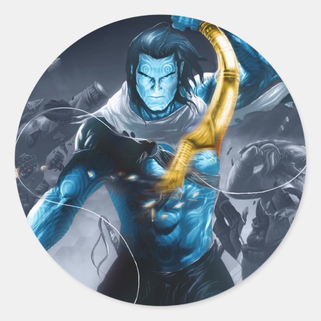 ADESIVO REDONDO RAMA (Frente)