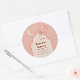Adesivo Redondo Ramadan Kareem