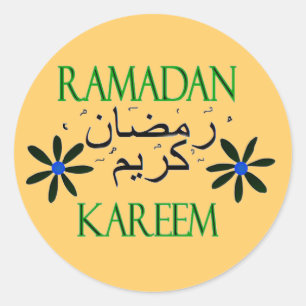 Adesivo Redondo Ramadan Kareem